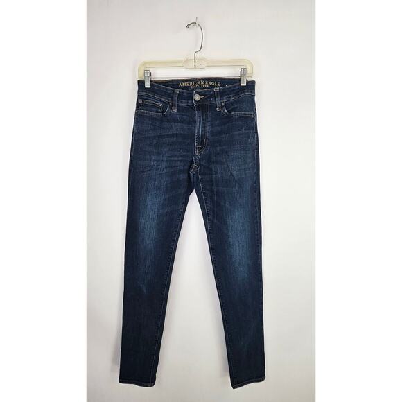 American Eagle Outfitters Slim Jeans Men’s 30x36 Extreme Flex Dark Wash Denim - Picture 1 of 10